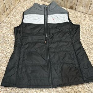 C-BUK Cutter & Buck Women’s Large Black/Gray Primaloft Packable Vest Insulated